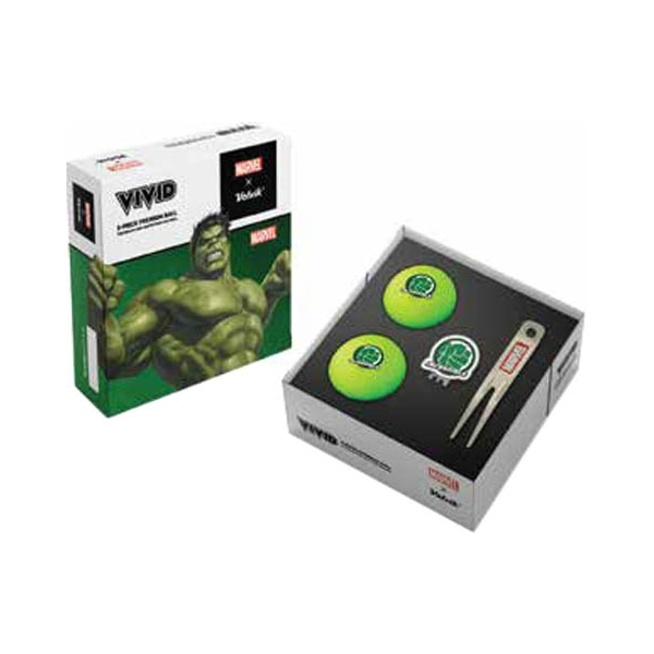 VOLVIK MARVEL HULK Set golfových loptičiek