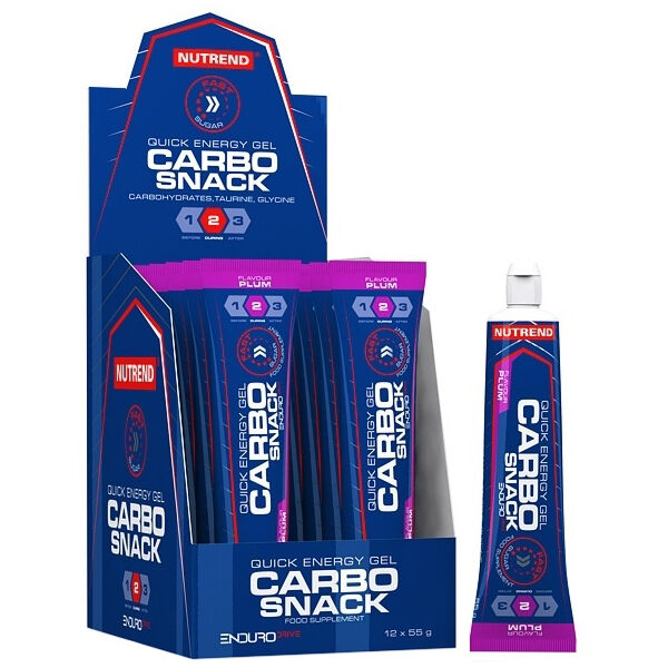 Nutrend CARBOSNACK 55G ČUČORIEDKA TUBA Energetický gél v tube