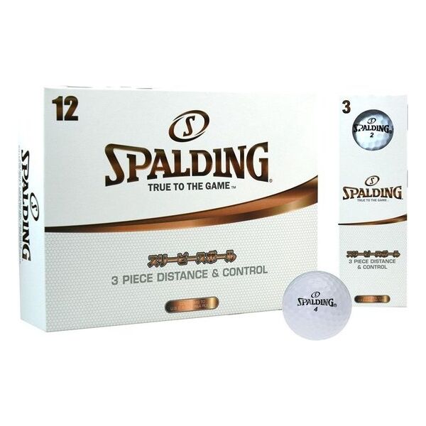 Spalding SPIN 3 pc (12 pcs) Golfové loptičky