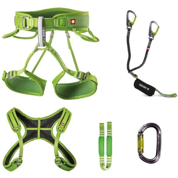 OCÚN VIA FERRATA TWIST + CHEST SET Freratový set s páracím tlmičom