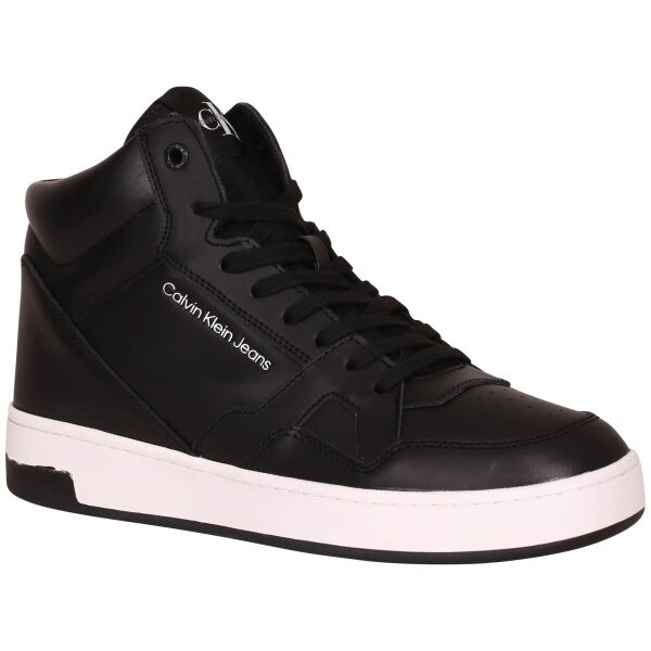 Calvin Klein BASKET CUPSOLE MID LTH-PU Dámska voľnočasová obuv